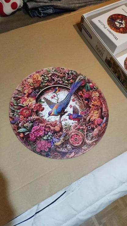 Schöner Vogel Holzpuzzle