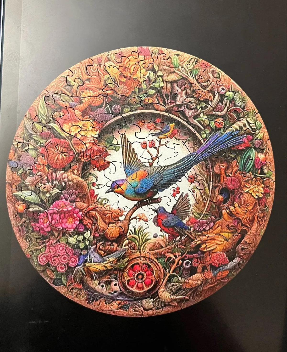 Schöner Vogel Holzpuzzle