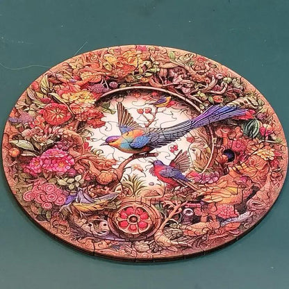 Schöner Vogel Holzpuzzle