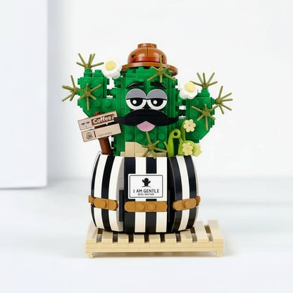 Lustiger Kaktus Bausteinset