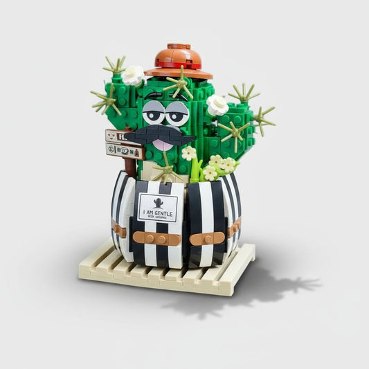 Lustiger Kaktus Bausteinset