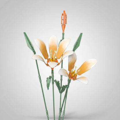 Farbige Lilien Bausteinset