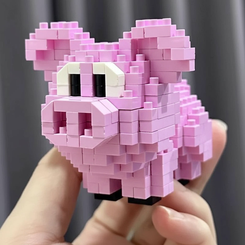 Mini-Schwein Bausteinset
