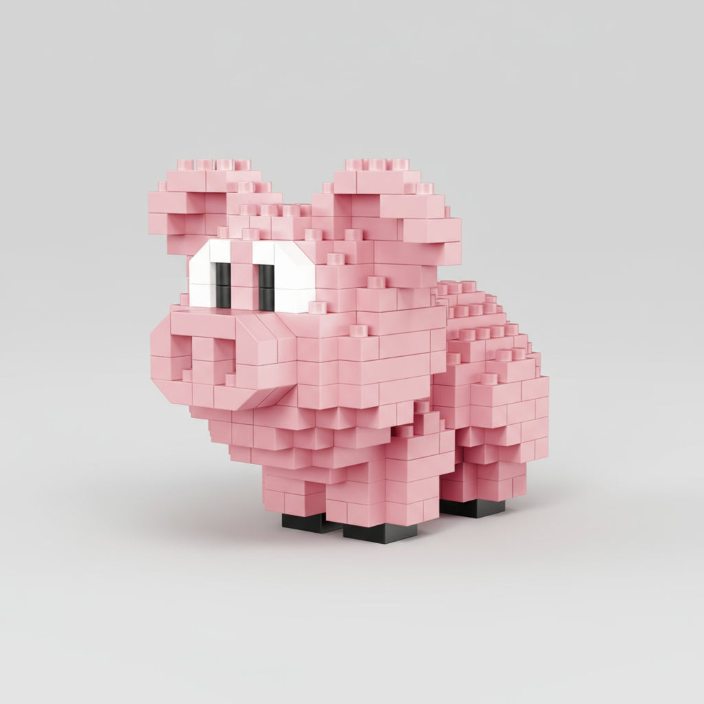 Mini-Schwein Bausteinset