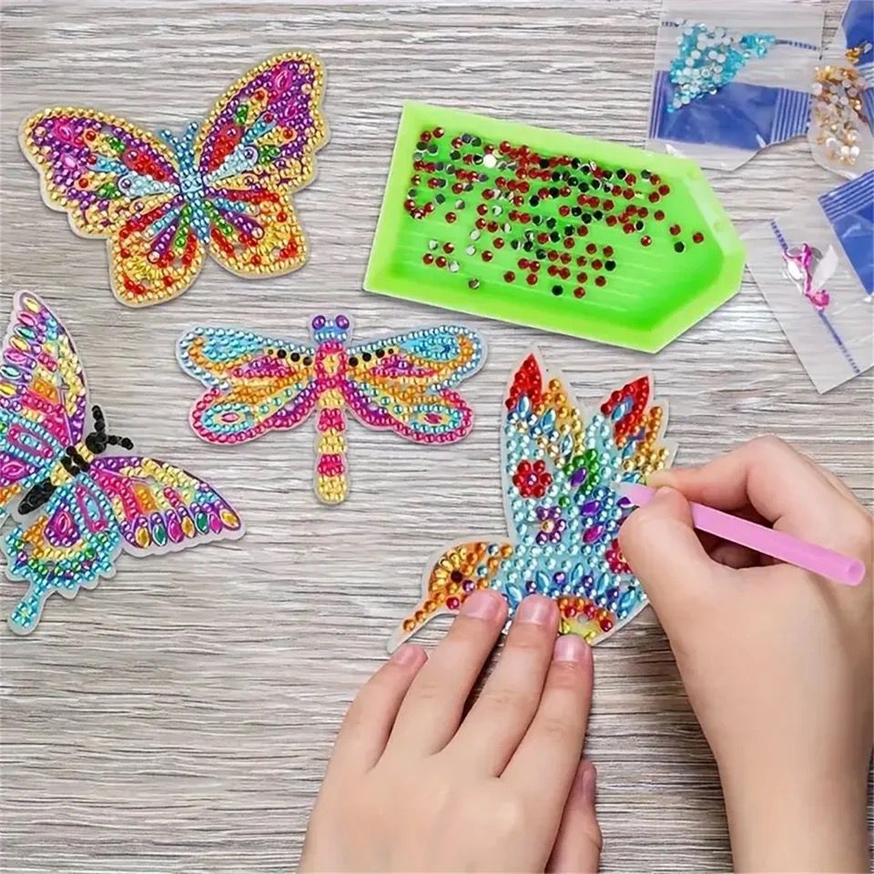 Diamond Painting Schmetterling Windspiel