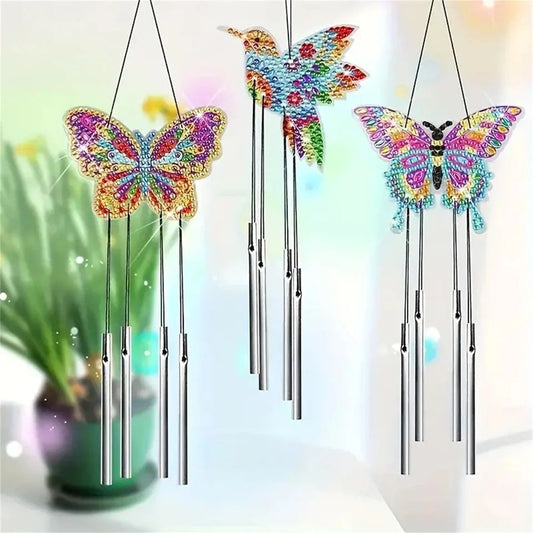 Diamond Painting Schmetterling Windspiel