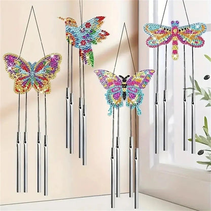 Diamond Painting Schmetterling Windspiel