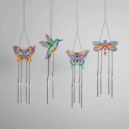 Diamond Painting Schmetterling Windspiel