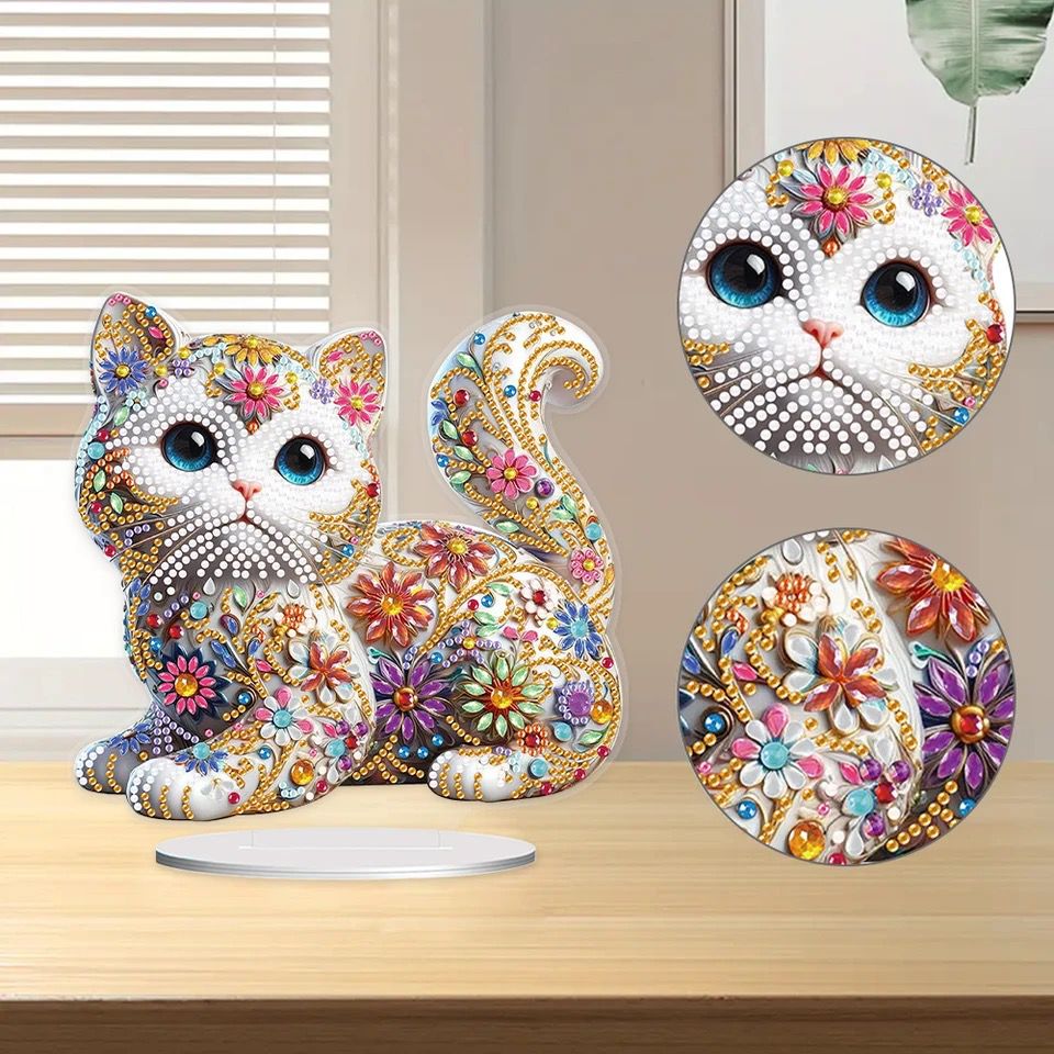 Diamond Painting 5D Niedliche Katze