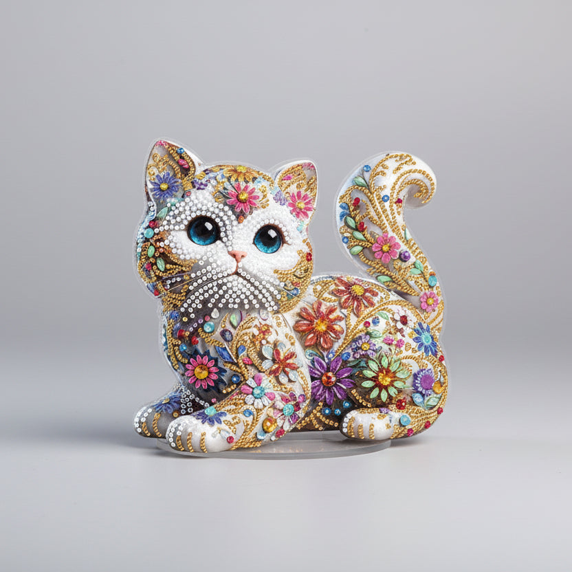 Diamond Painting 5D Niedliche Katze