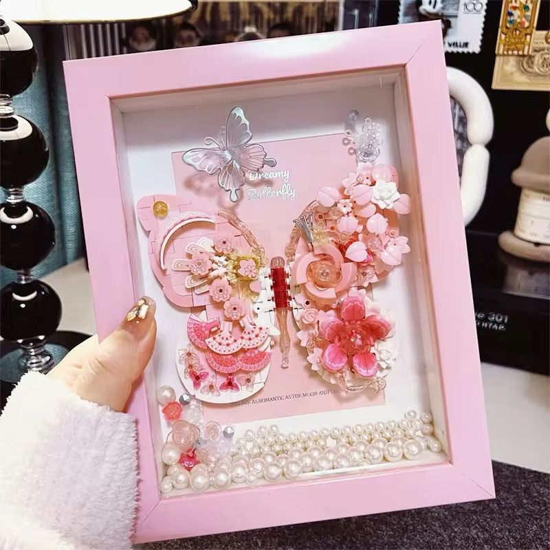 Schöner Schmetterling Bausteinset