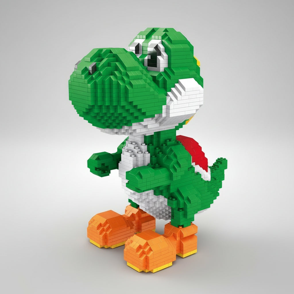 Grüner Dino Bausteinset