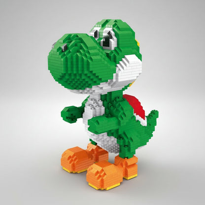 Grüner Dino Bausteinset