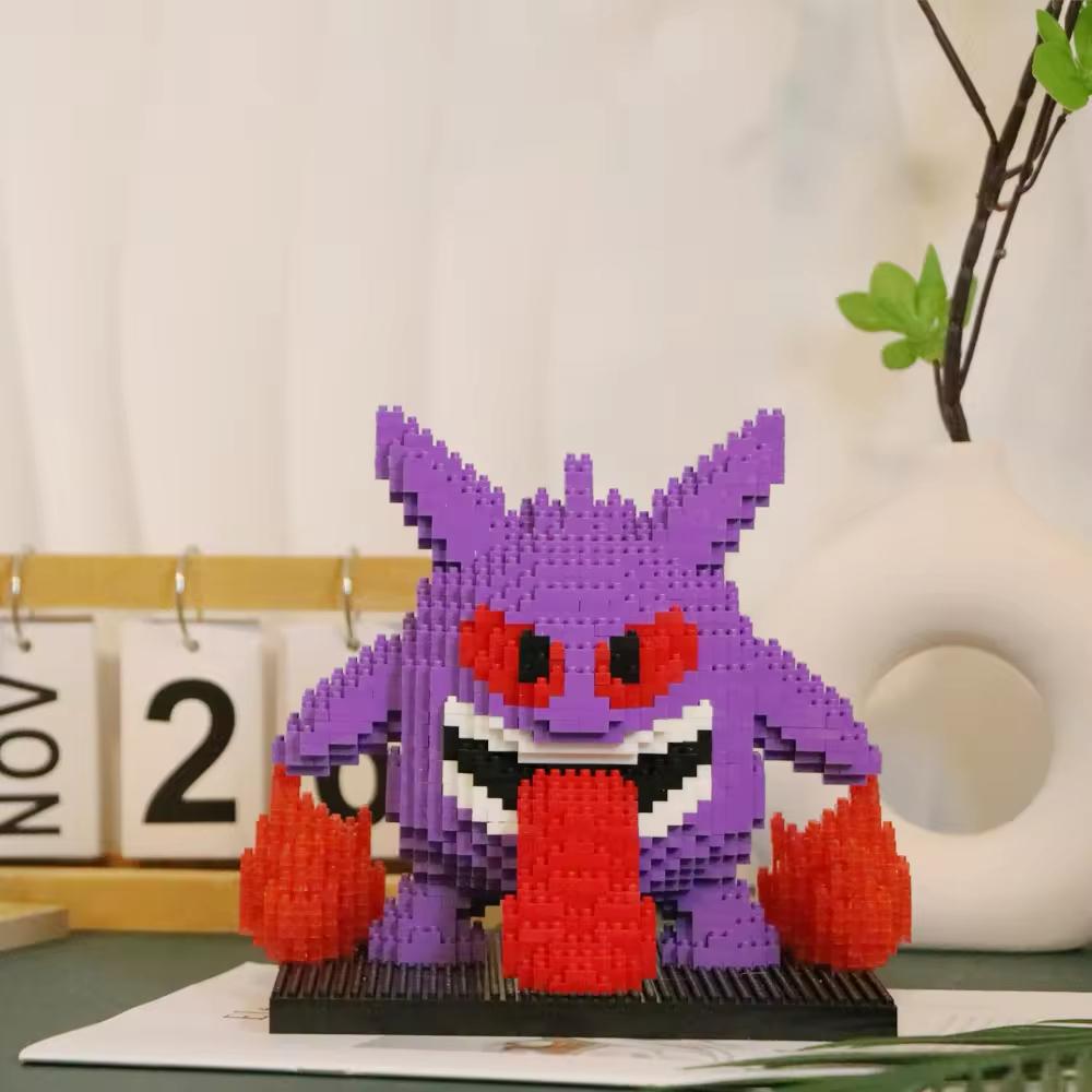 Lila Monster Bausteinset