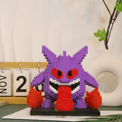 Lila Monster Bausteinset