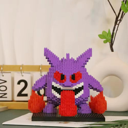 Lila Monster Bausteinset