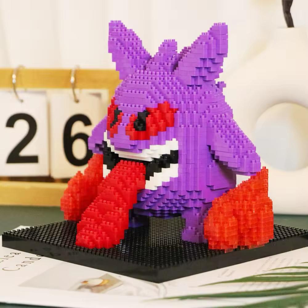 Lila Monster Bausteinset