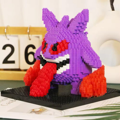 Lila Monster Bausteinset