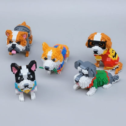 Englische Bulldogge Bausteinset