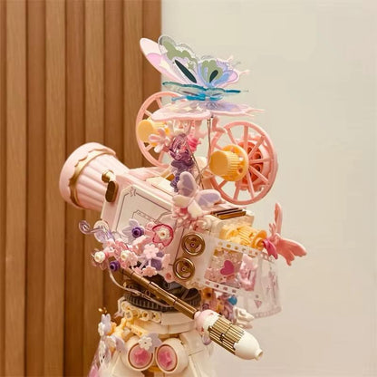 rosa Filmkamera Bausteinset