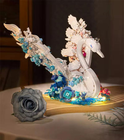 prächtigen Schwan Bausteinset