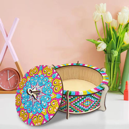 Diamond Painting Mandala Holzkiste