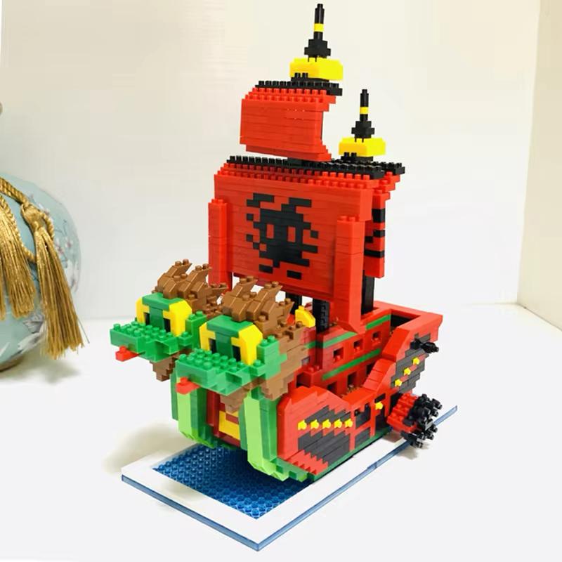 Drachenschiff Bausteinset