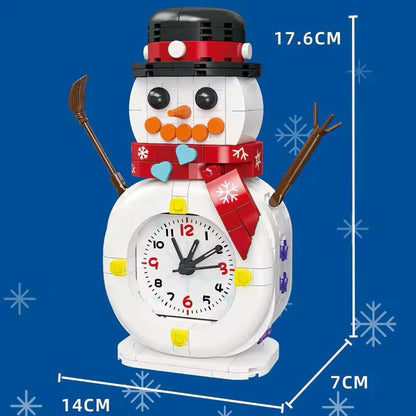 Schneemann-Uhr Bausteinset