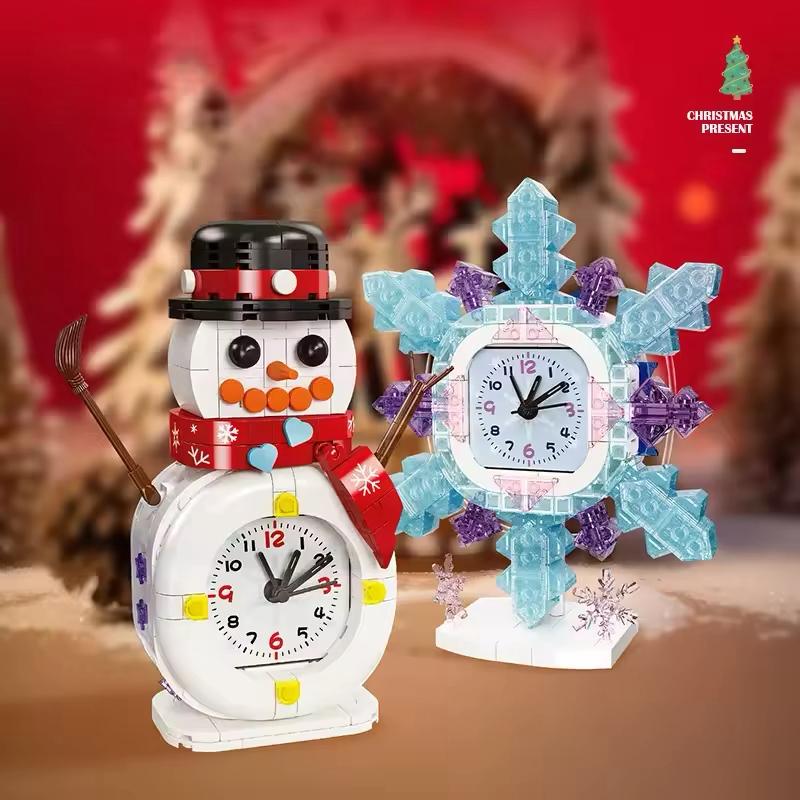 Schneeflocken-Uhr Bausteinset