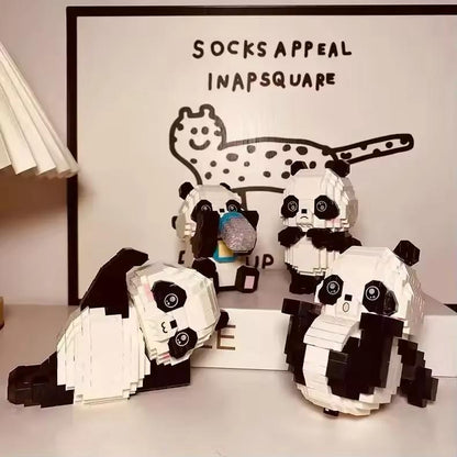 Yoga panda Bausteinset