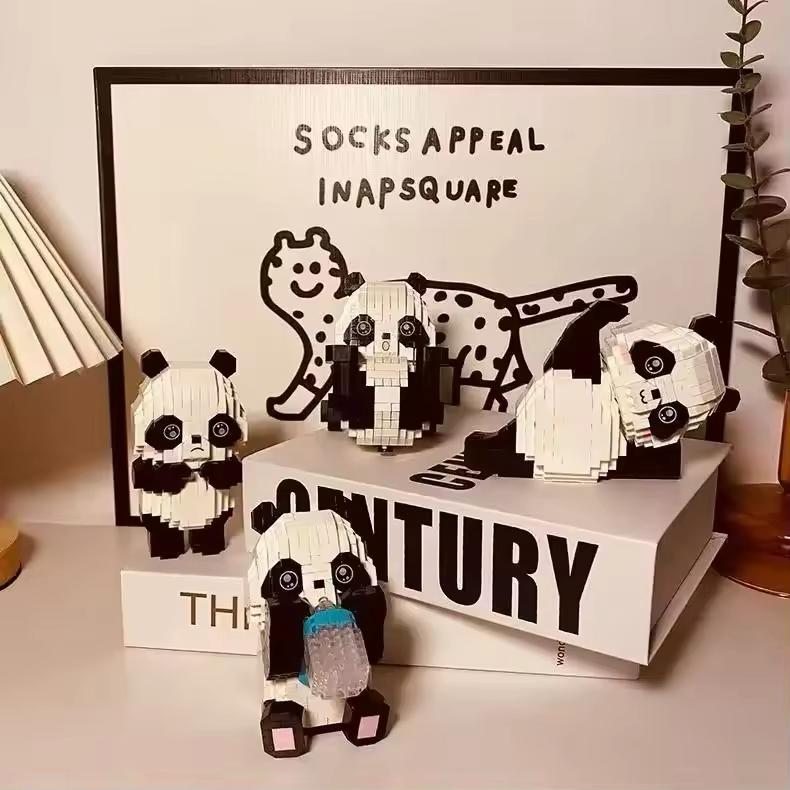 Yoga panda Bausteinset