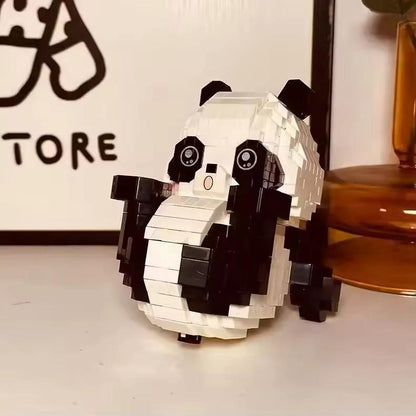 Liegender Panda Bausteinset
