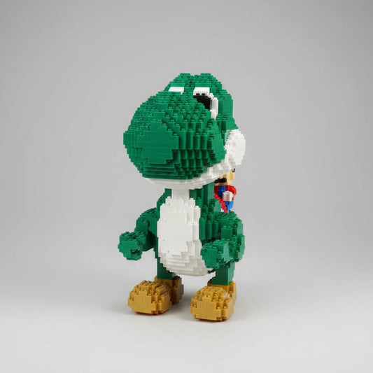 Grüner Dino mit rotem Klempner Bausteinset