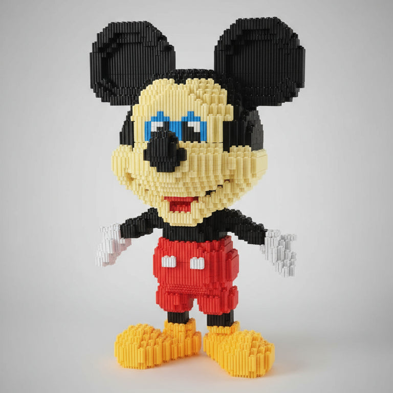 Mega Mouse im roten Anzug Bausteinset