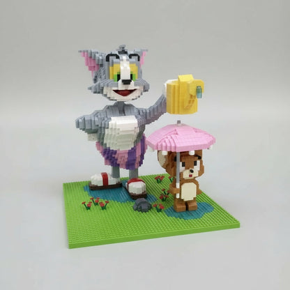 Lustiges Katz & Maus Bausteinset