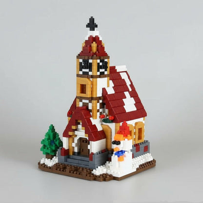 Weihnachtskirche Bausteinset