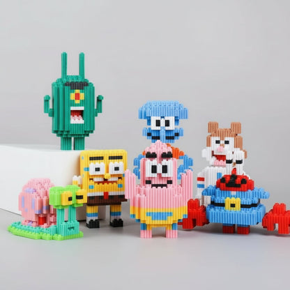 Mini-Schwamm-Familie Bausteinset