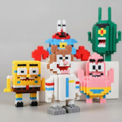 Mini-Schwamm-Familie Bausteinset