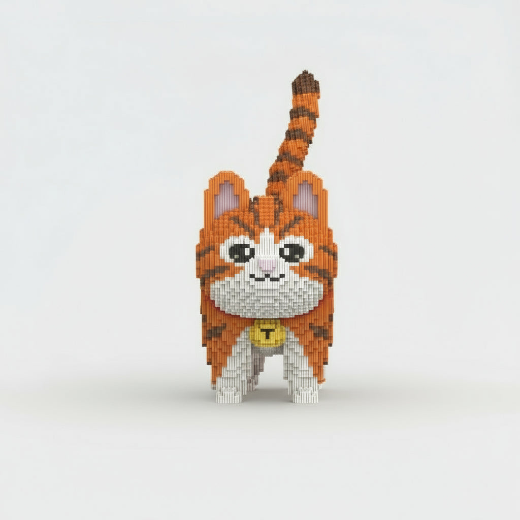 Große Katzen Bausteinset