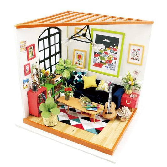 Wohnzimmer Holzbausatz