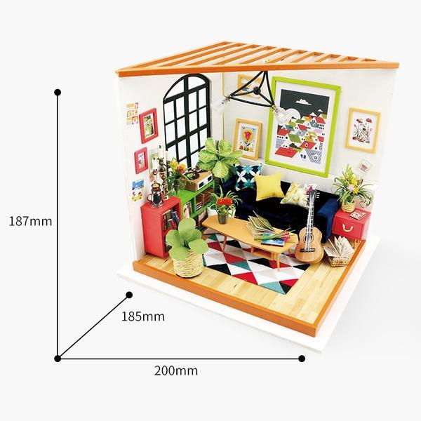 Wohnzimmer Holzbausatz