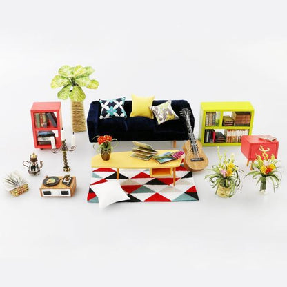 Wohnzimmer Holzbausatz