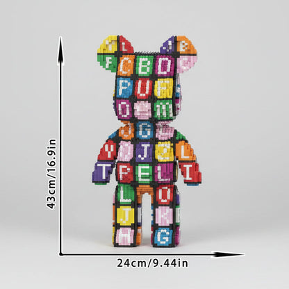 Alphabet-Bär Bausteinset
