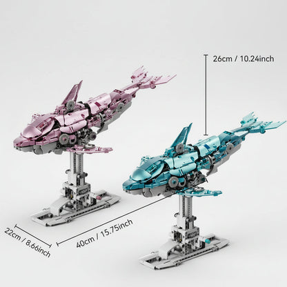Beweglicher Delfin Bausteinset