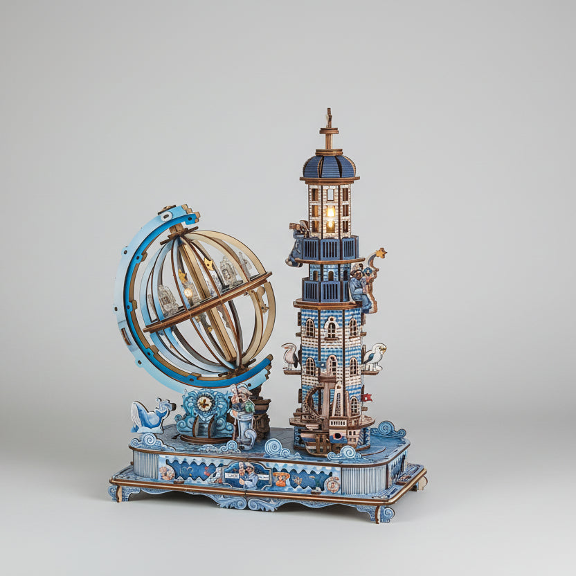 Sternwarte Turm 3D-Holzbausatz
