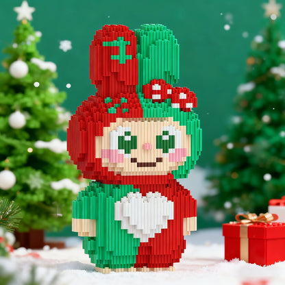 Niedliche Weihnachtsfigur Bausteinset