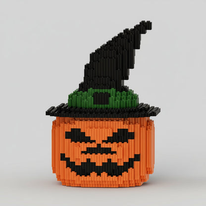 Halloween-Kürbis Bausteinset