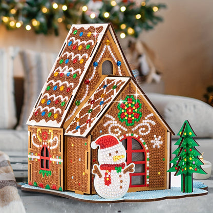 Diamond Painting Weihnachtshaus