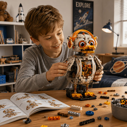 Bewegliche Ente Bausteinset
