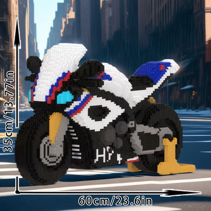 Motorrad Bausteinset